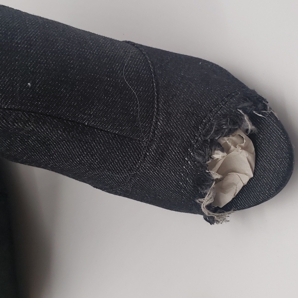 LILANA JEANS BOOTS SIZE 8 1/2 COLOR BLACK 30 INCHES TALL ( OVER THE KNEES BOOTS - Picture 8 of 13